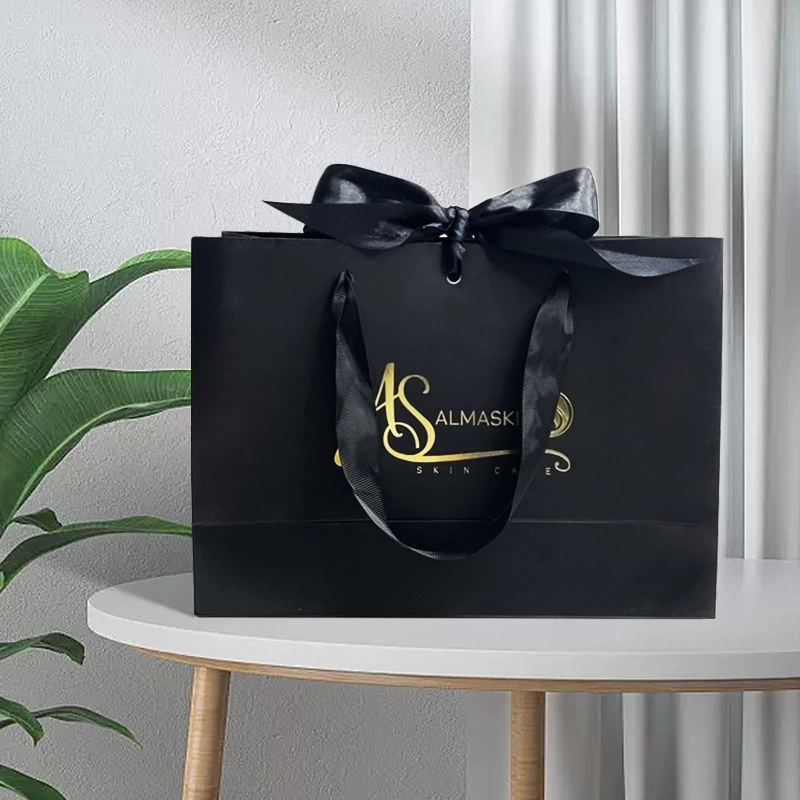 Wholesale Custom Luxury Craft Gift Brown White Packaging Bolsa De Papel Printed Shopping Gift Bag Kraft Paper Bags with Your Own Logo