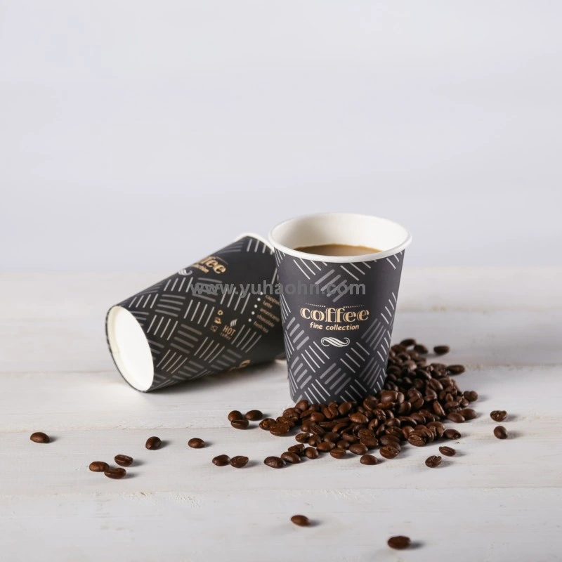 Single Wall Custom Printed Paper Cup for Hot Drinks
