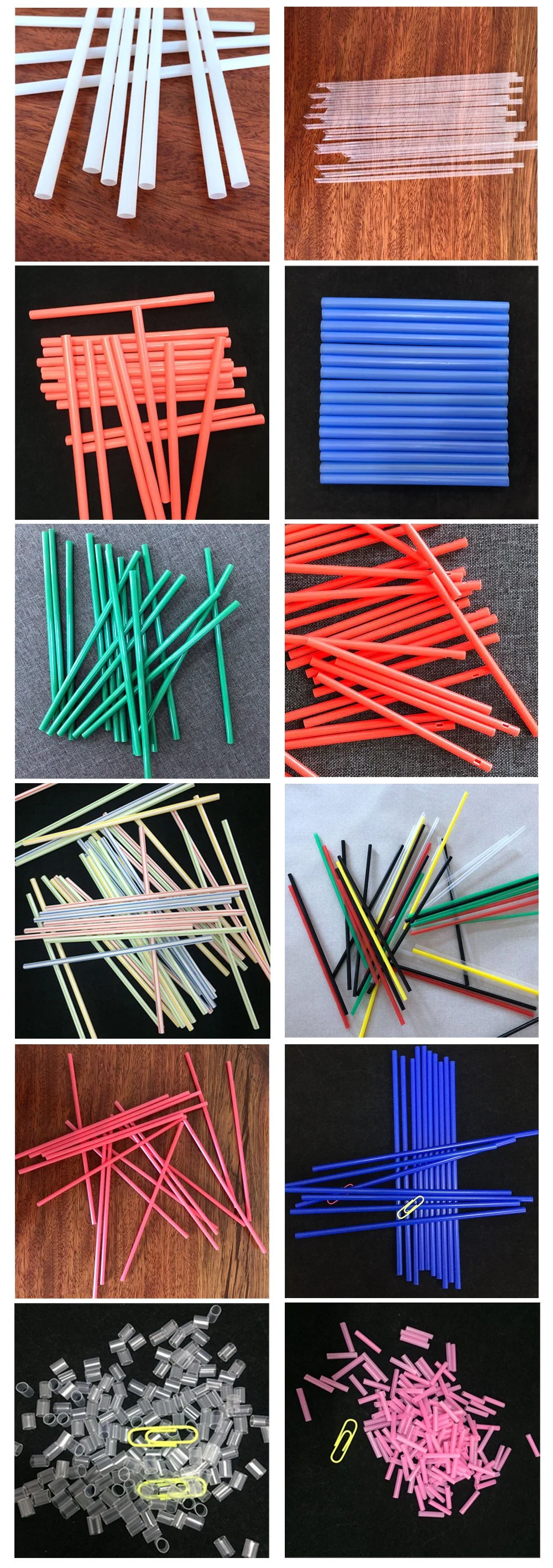 PLA Biodegradable Straight Drinking Straw Paper or Film Individual Wrapped with OEM Diameter and Length Made in China