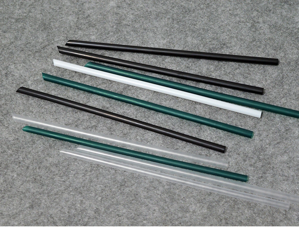 PLA Biodegradable Straight Drinking Straw Paper or Film Individual Wrapped with OEM Diameter and Length Made in China