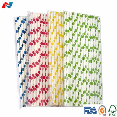 Disposable Paper Straw Flexible 8mm Drinking Straws Drinking Straw